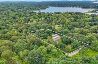 Shelter Island Modernist Gem with Pool and Guest House